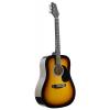 Stagg SW201SB Dreadnought Acoustic Guitar with Steel Strings - Sunburst