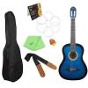 MBAT 39 Inch Classical Acoustic Guitar for Beginner with Waterproof Bag Accessories Pack (Blue) #1 small image