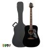Sawtooth ST-ADN-BLK-D-KIT-4 Acoustic Guitar with Black Pickguard &amp; Custom Graphic #1 small image