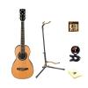 Ibanez PN1 Natural Parlor Acoustic Guitar With Polishing Cloth, Picks, Tuner, and Stand #1 small image