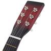 25&quot; Beginners Kids Acoustic Guitar 6 String with Pick Children Kids Gift (Red) #3 small image