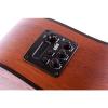 Luna Oracle Series Tattoo Spruce Grand Concert Acoustic-Electric Guitar with USB On Board #5 small image