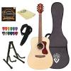 Guild D-150 NAT Natural Acoustic Dreadnought Guitar with Guild Poly Foam Case &amp; ChromaCast Accessories #1 small image