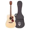 Guild D-150 NAT Natural Acoustic Dreadnought Guitar with Guild Poly Foam Case &amp; ChromaCast Accessories #2 small image