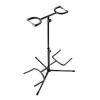 Stagg Double Guitar Stand with Neck Support - Black #1 small image