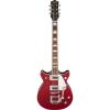 Gretsch G5441T Electromatic Double Jet Electric Guitar with Bigsby Tailpiece, 22 Frets, Rosewood Fretboard, Maple Neck, Passive Pickup, Gloss Polyester, Firebird Red #1 small image