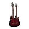 Ovation CSE225-RRB Ruby Red Burst Celebrity Doubleneck Acoustic-Electric Guitar With guitarVault Accessory Pack #5 small image