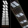 Fretboard Markers Inlay Sticker Decals for Guitar &amp; Bass - Double-Parallelogram 175 Style #1 small image