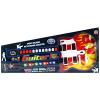 Double Neck Flaming Rock 'n Roll Battery Operated Children's Kid's Toy Guitar w/ Lights, Sounds #3 small image