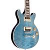 Gibson 2016 Limited Run Carved Top Double Cut Les Paul Ocean Blue #5 small image