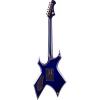 B.C. Rich Warlock Set Neck with Floyd Rose Electric Guitar Transparent Cobalt Blue #4 small image
