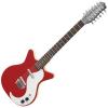 Danelectro 12SDC 12-String Electric Guitar Red #4 small image