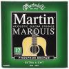 Martin martin strings acoustic M2600 martin d45 Marquis acoustic guitar strings martin Phosphor martin acoustic guitars Bronze martin guitar 12 String Acoustic Guitar Strings, Extra Light #1 small image