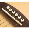 Acoustic martin guitar strings acoustic medium Guitar martin guitars Cream martin acoustic guitar strings Bridge martin acoustic guitars Pins martin guitar case With Black Dot(Pack Of 6) #1 small image