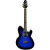 Ibanez TCY10ETBS Talman Acoustic-Electric Guitar, Transparent Blue Sunburst With Polishing Cloth, Picks, Tuner, and Stand #2 small image