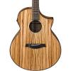 Ibanez Exotic Wood AEW40ZWNT A/E Zebrawood Guitar w/BK Hard Case &amp; More #3 small image