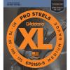 D'Addario EPS160-5 5-String ProSteels Bass Guitar Strings, Medium, 50-135, Long Scale #1 small image