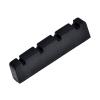 Kmise Bass Nut for 4 String Bass Electric Guitar Parts Replacement Slotted String Nut Black 42.5mm 1 Pcs