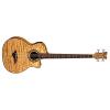 Dean EQABA GN Exotica Quilt Ash Acoustic/Electric Bass Guitar with Aphex, Gloss Natural #1 small image