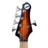 MTD Kingston &quot;The Heir&quot; Bass Guitar (5 String, Maple, Tobacco Sunburst) #3 small image