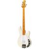 Music Man Classic Stingray 4 Electric Bass Guitar Ivory White Rosewood Fretboard with Birdseye Maple Neck #3 small image