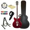 Guild Starfire Bass CHR-KIT-2 Semi-Hollow Electric Bass Guitar, Cherry Red #1 small image