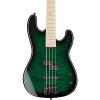 ESP LMM4FMDSTGSB Bass Guitar, Dark See Thru Green Sunburst #1 small image