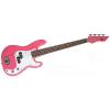 It&rsquo;s All About the Bass Pack - Pink Kay Electric Bass Guitar Medium Scale w/20ft Cable