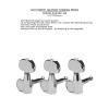 DJ235C-D4 TENOR Acoustic Guitar Tuners, Tuning Key Pegs/Machine Heads for Acoustic Guitar with Chrome Plated Finish and Chrome Plated Buttons. #6 small image