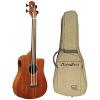 Goldtone M Bass Microbass Fretless Short-Scaled Acoustic Electric Bass w/ Gig Bag, Stand, and Tuner #2 small image