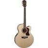 Washburn Heritage Series USM-HJ40SCE Jumbo Acoustic-Electric Guitar Natural #1 small image