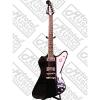 Washburn Ps10b Paul Stanley Kiss Black Starfire Electric Guitar w Case #1 small image