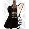 Washburn Ps10b Paul Stanley Kiss Black Starfire Electric Guitar w Case #2 small image