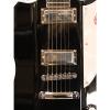 Washburn Ps10b Paul Stanley Kiss Black Starfire Electric Guitar w Case #3 small image