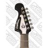 Washburn Ps10b Paul Stanley Kiss Black Starfire Electric Guitar w Case #5 small image