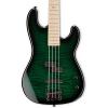 ESP LMM4FMDSTGSB-KIT-1 Marco Mendoza Signature Series 4-String Electric Bass, Dark See Thru Green Sunburst