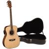 Washburn WF5K Apprentice 5 Acoustic Folk Guitar w/ Case #1 small image