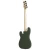 Normandy Guitars ALCB-AG-RSWD 4-String Bass Guitar with Rosewood Fretboard, Army Green #3 small image
