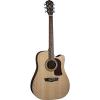 Washburn Heritage Series HD10SCE Acoustic-Electric Cutaway Dreadnought Guitar Natural #1 small image