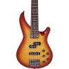 Mitchell MB305 5-String Modern Rock Bass with Active EQ Honey Burst #1 small image