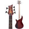 Mitchell MB305 5-String Modern Rock Bass with Active EQ Honey Burst #4 small image
