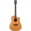 Washburn Solid Wood Series WD160SWCE Dreadnought Acoustic Electric Guitar, Natural
