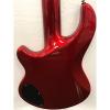 Fernandes Atlas 5 Deluxe Bass Guitar - Candy Apple Red #7 small image