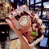 iPhone 6S Plus, iPhone 6 Plus Case, Bonice Luxury Crystal Rhinestone Soft Rubber Bumper Bling Diamond Glitter Mirror Makeup Case with Ring Stand Holder for iPhone 6s Plus / 6 Plus - Rose Gold
