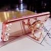 Cover iPhone 7, iPhone 7 Case Cover, Bonice Diamond Glitter Luxury Crystal Rhinestone Soft Rubber Bumper Bling Mirror Makeup Case with Ring Stand Holder for iPhone 7 4.7 inch - Rose Gold #7 small image