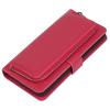 Wallet Case for iPhone 6S/6 Plus, Bonice Detachable Premium Leather Magnetic Folio Zipper Protective Phone Wallet Case with Multiple Card Slots Extra Wallet Storage for iPhone 6 Plus 5.5&quot; - Rose Red