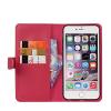 Wallet Case for iPhone 6S/6 Plus, Bonice Detachable Premium Leather Magnetic Folio Zipper Protective Phone Wallet Case with Multiple Card Slots Extra Wallet Storage for iPhone 6 Plus 5.5&quot; - Rose Red #7 small image