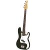 It&rsquo;s All About the Bass Pack - Black Kay Electric Bass Guitar Medium Scale w/Blue String Winder &amp; Black Strap #2 small image
