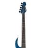 ESP LBB1005QMBLKAQ-KIT-2 Bunny Brunel Signature Series BB-1005 QM 5-String Electric Bass, Black Aqua