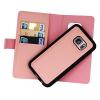 Bonice Case Cover for Samsung S7 Edge, Detachable Premium Leather Magnetic Folio Zipper Protective Phone Wallet Case with Multiple Card Slots Extra Wallet Storage for Samsung Galaxy S7 Edge - Pink #3 small image